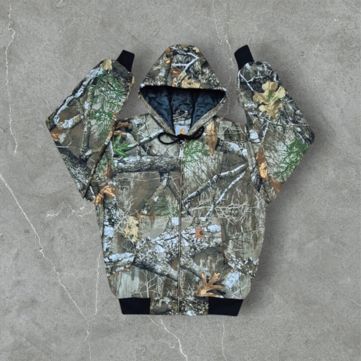Carhartt Real-tree Rework Hooded Jacket size L
