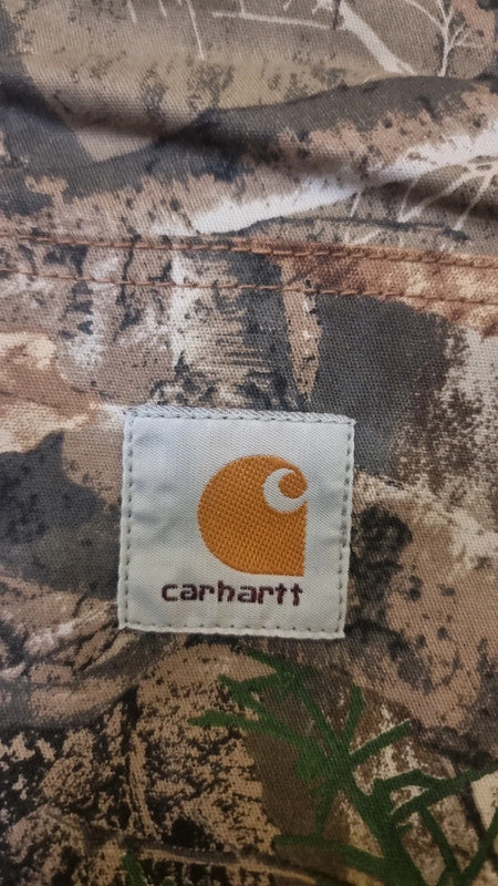 Camo Carhartt Reworked Hooded Jacket XL