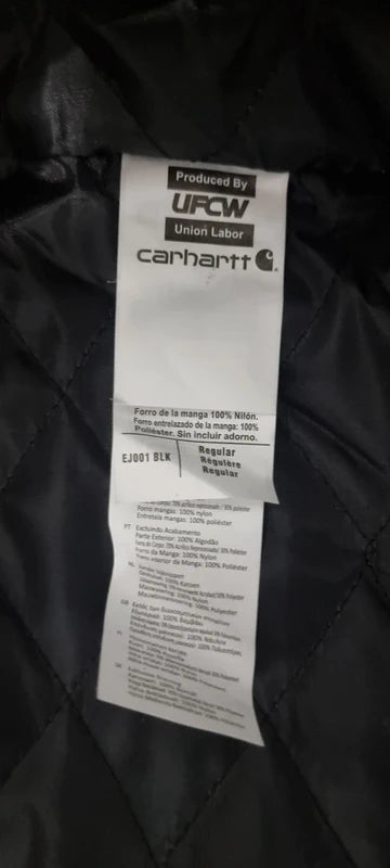 Carhartt Reworked Hooded Jacket Size S