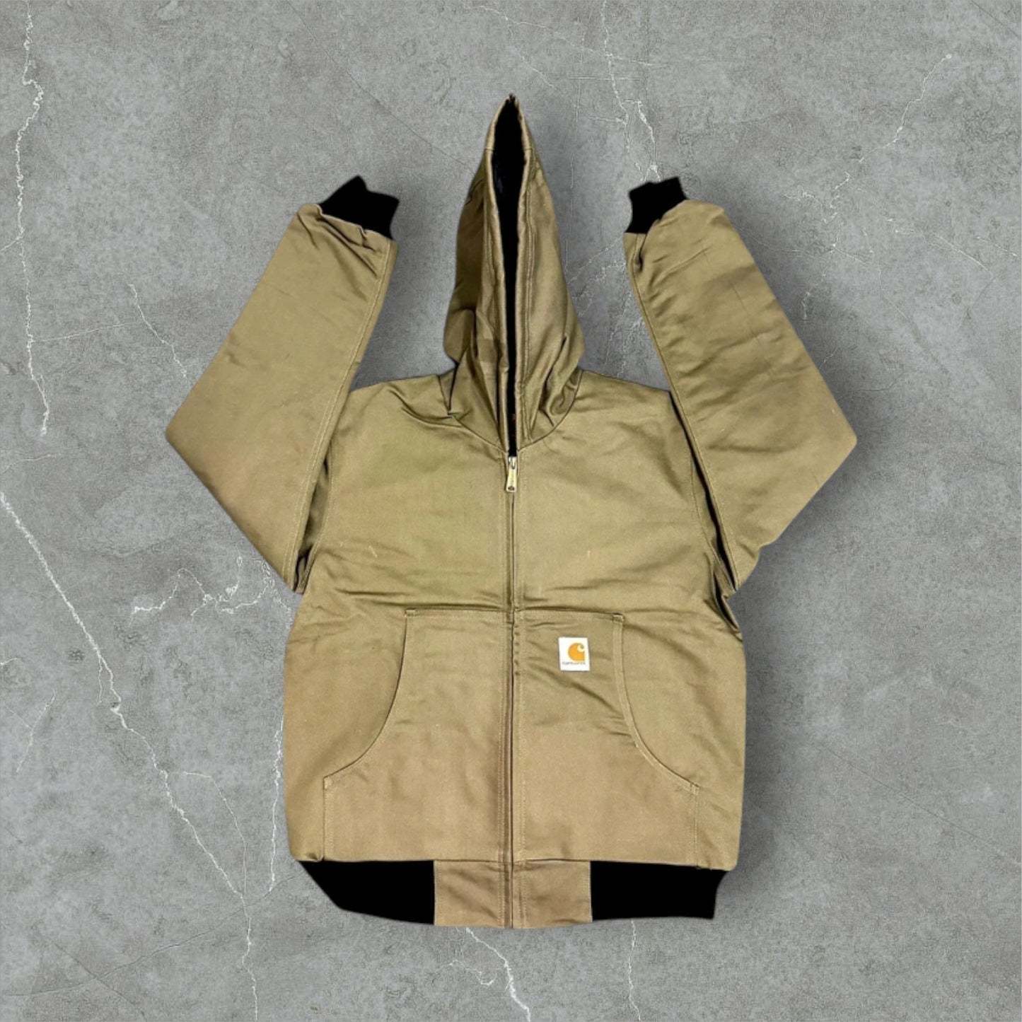 Carhartt Reworked Hooded Jacket Size S