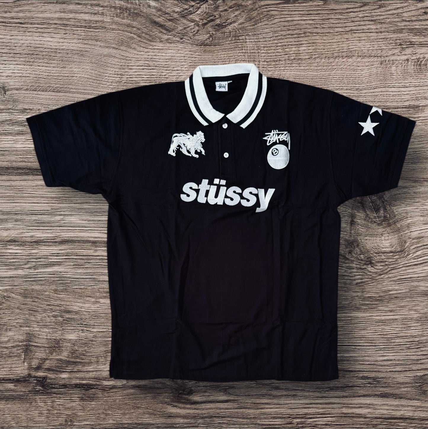 Stüssy Embroidered Polo-Shirt