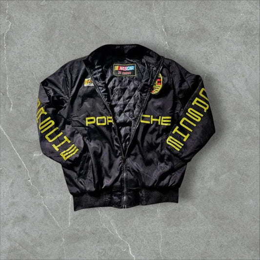 Vintage Porsche Racing Car Sport Stylish Unisex Windproof Bomber Jacket