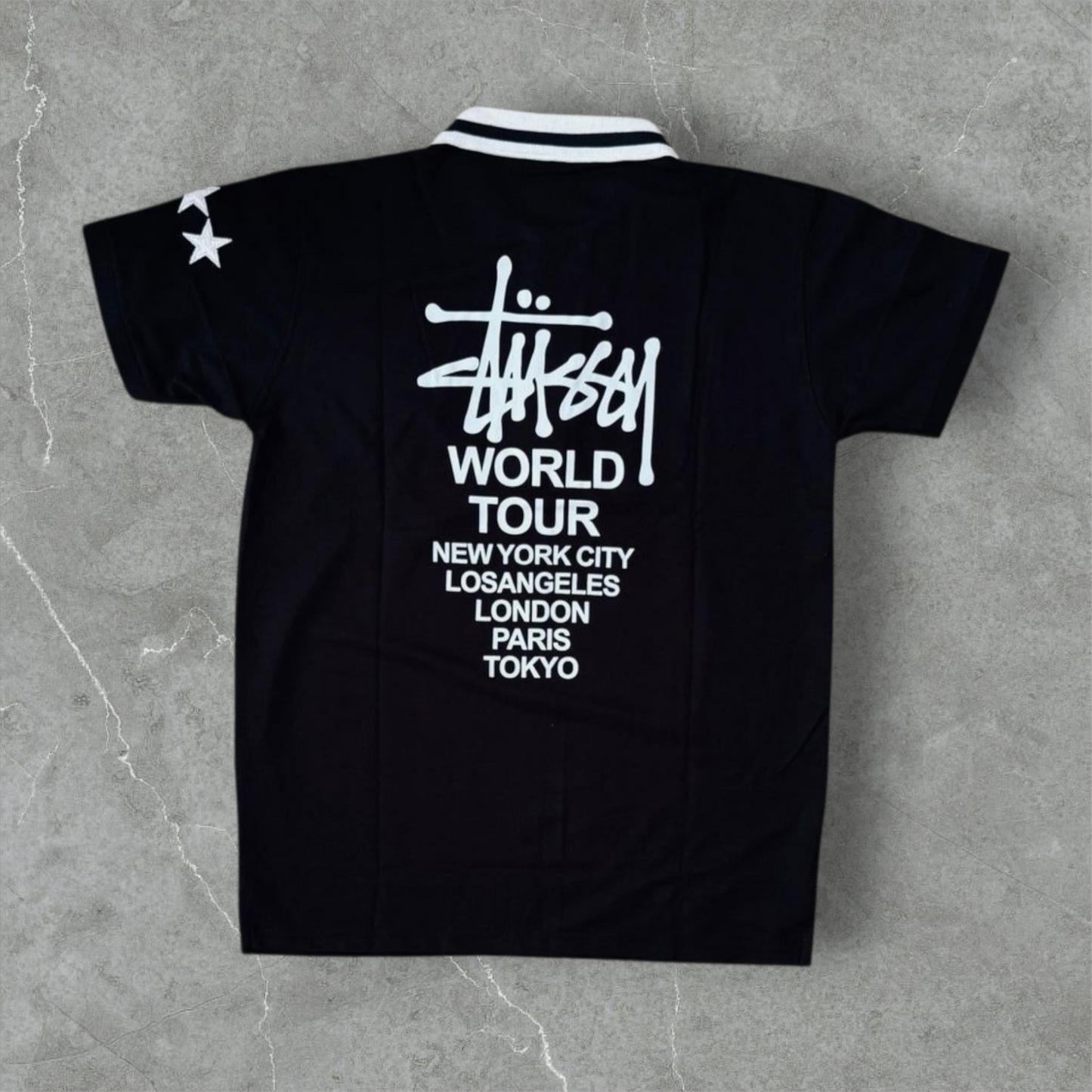 Stüssy Embroidered Polo-Shirt