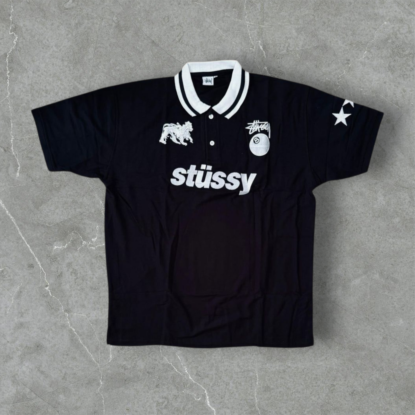 Stüssy Embroidered Polo-Shirt
