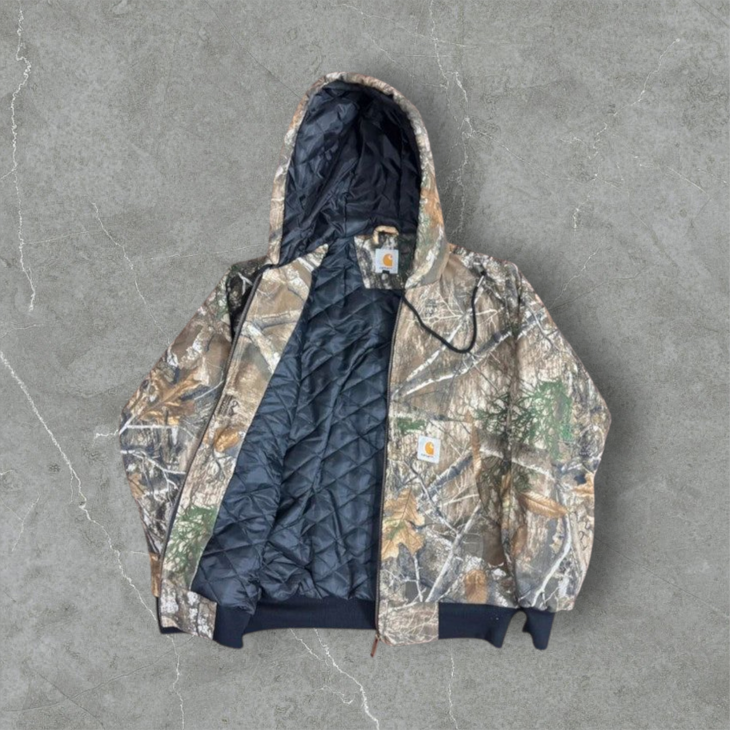 Camo Carhartt Reworked Hooded Jacket XL