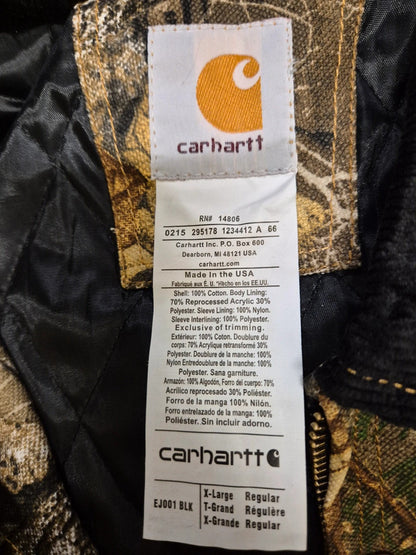 Camo Carhartt Reworked Hooded Jacket XL