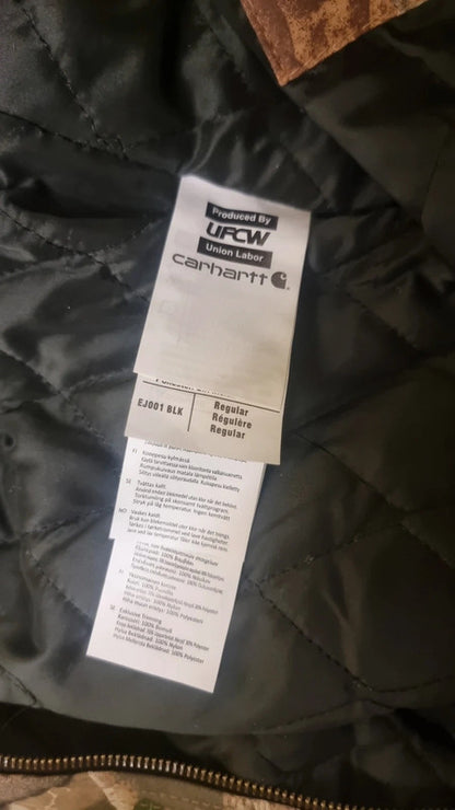 Camo Carhartt Reworked Hooded Jacket XL