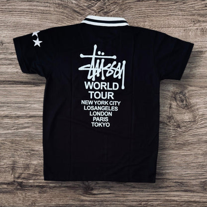 Stüssy Embroidered Polo-Shirt
