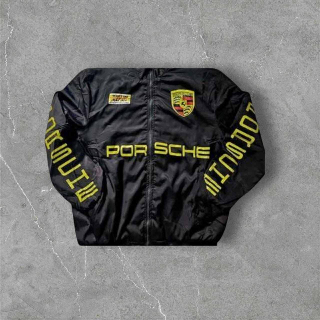 Vintage Porsche Racing Car Sport Stylish Unisex Windproof Bomber Jacket