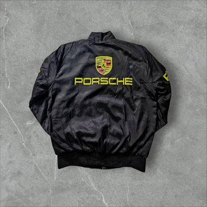 Vintage Porsche Racing Car Sport Stylish Unisex Windproof Bomber Jacket