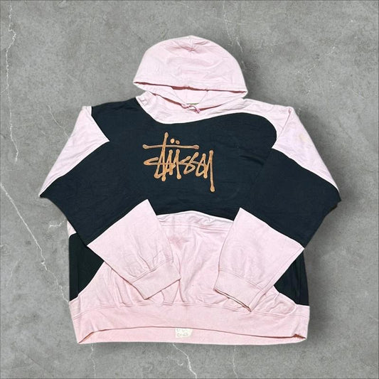 Stüssy Vintage Reworked Embroidered Unisex Hoodie Size L