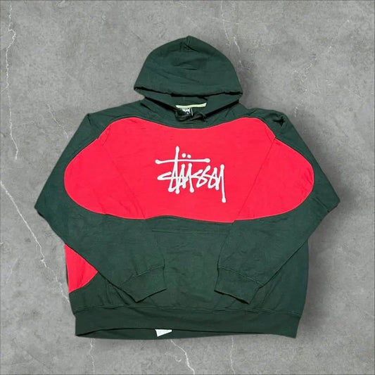 Stüssy Vintage Reworked Embroidered Unisex Hoodie Size XL