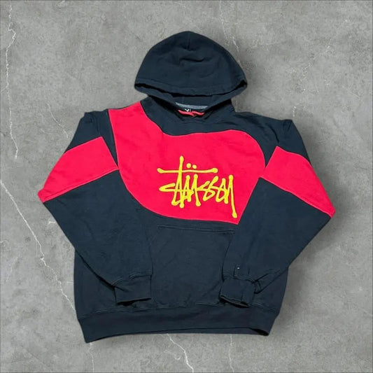 Stüssy Vintage Reworked Embroidered Unisex Hoodie Size M