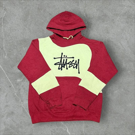 Stüssy Vintage Reworked Embroidered Unisex Hoodie Size S