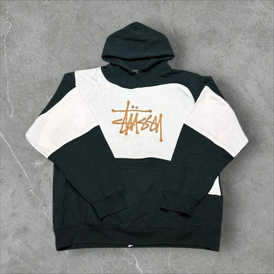 Stüssy Vintage Reworked Embroidered Unisex Hoodie Size XL