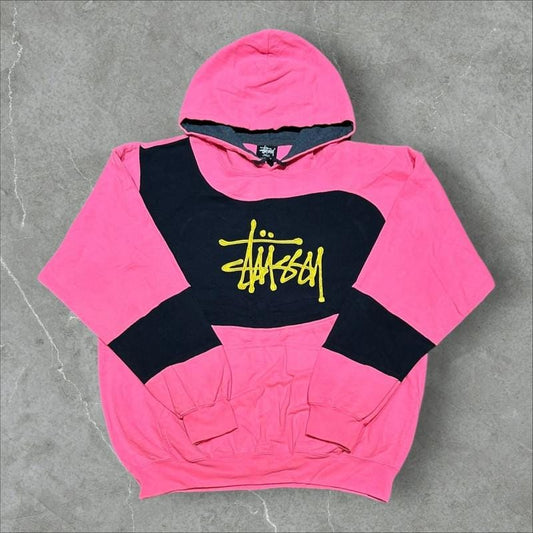 Stüssy Vintage Reworked Embroidered Unisex Hoodie Size L