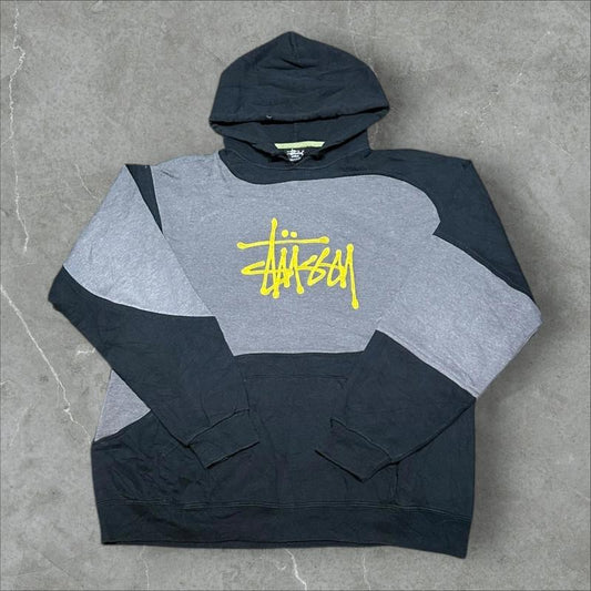 Stüssy Vintage Reworked Embroidered Unisex Hoodie Size L