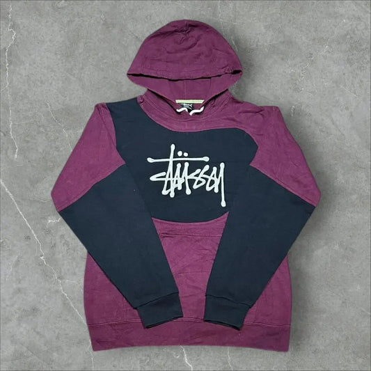 Stüssy Vintage Reworked Embroidered Unisex Hoodie Size S