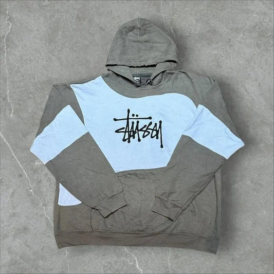 Stüssy Vintage Reworked Embroidered Unisex Hoodie Size XL