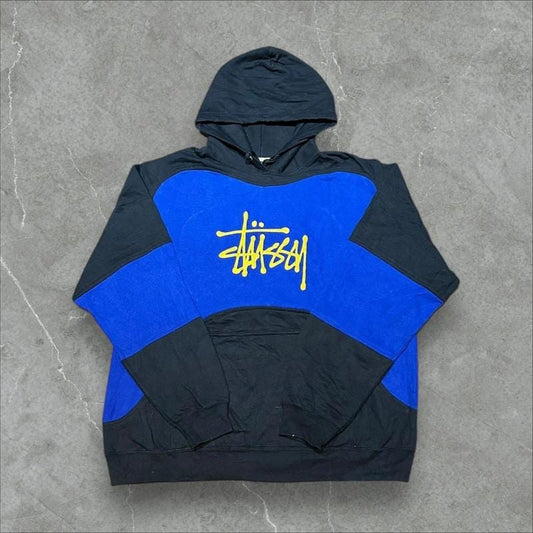 Stüssy Vintage Reworked Embroidered Unisex Hoodie Size XL