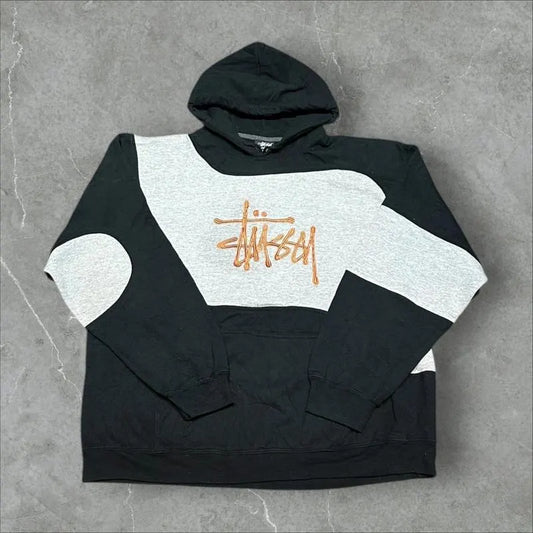 Stüssy Vintage Reworked Embroidered Unisex Hoodie Size L