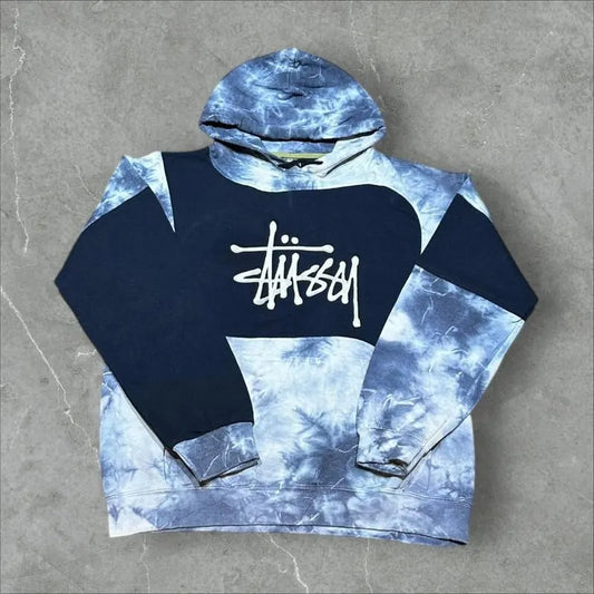 Stüssy Vintage Reworked Embroidered Unisex Hoodie Size S