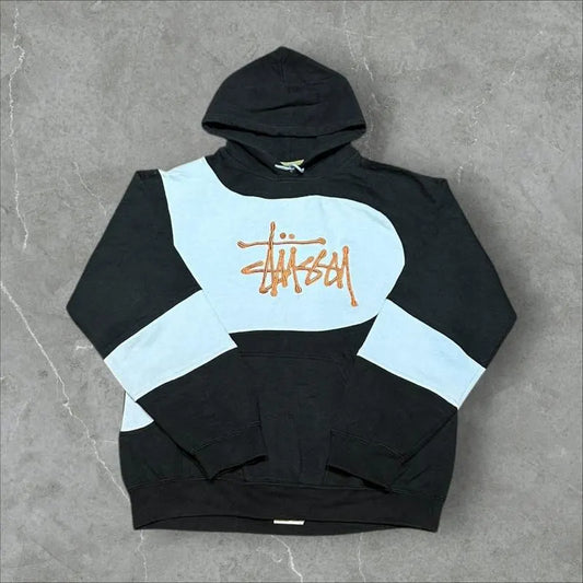 Stüssy Vintage Reworked Embroidered Unisex Hoodie Size M