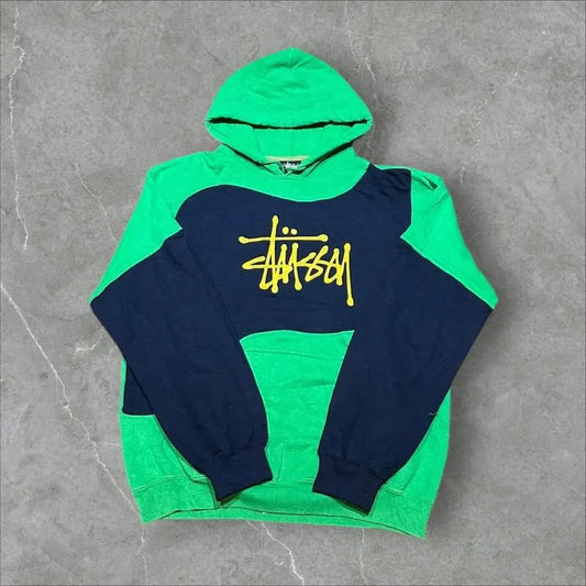 Stüssy Vintage Reworked Embroidered Unisex Hoodie Size M