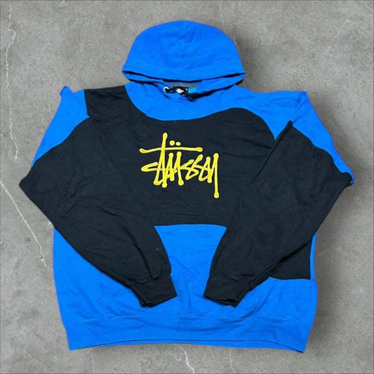 Stüssy Vintage Reworked Embroidered Unisex Hoodie Size XL