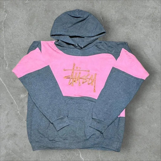 Stüssy Vintage Reworked Embroidered Unisex Hoodie Size M
