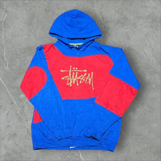 Stüssy Vintage Reworked Embroidered Unisex Hoodie Size S