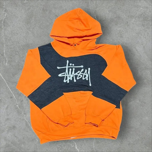 Stüssy Vintage Reworked Embroidered Unisex Hoodie Size M