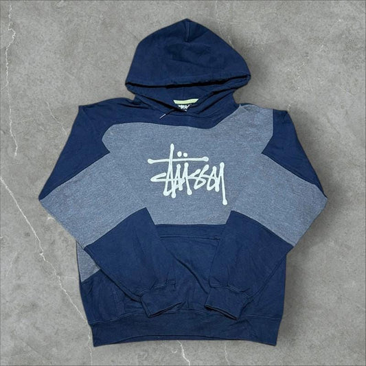 Stüssy Vintage Reworked Embroidered Unisex Hoodie Size M