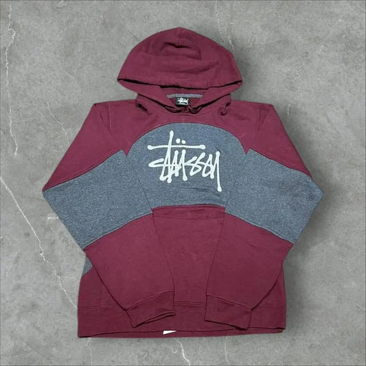 Stüssy Vintage Reworked Embroidered Unisex Hoodie Size S