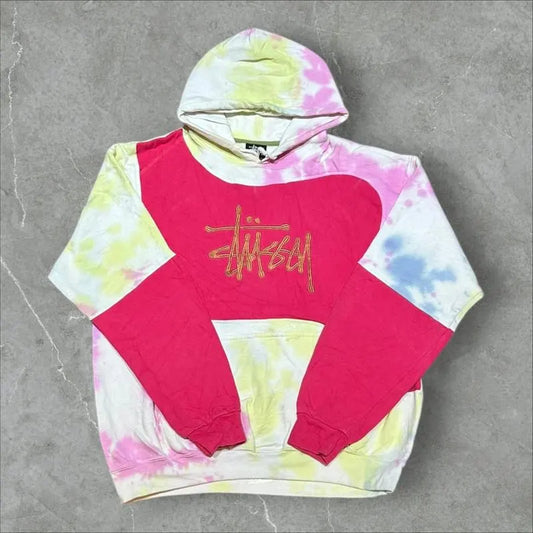 Stüssy Vintage Reworked Embroidered Unisex Hoodie Size L